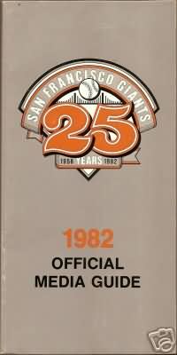 1982 San Francisco Giants